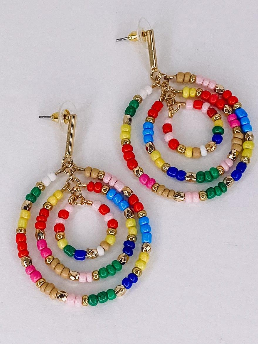 Earrings Drea Multi Color Hoop