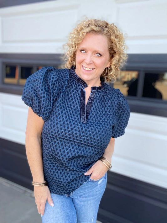 Tops Kami Puff Sleeve Blouse