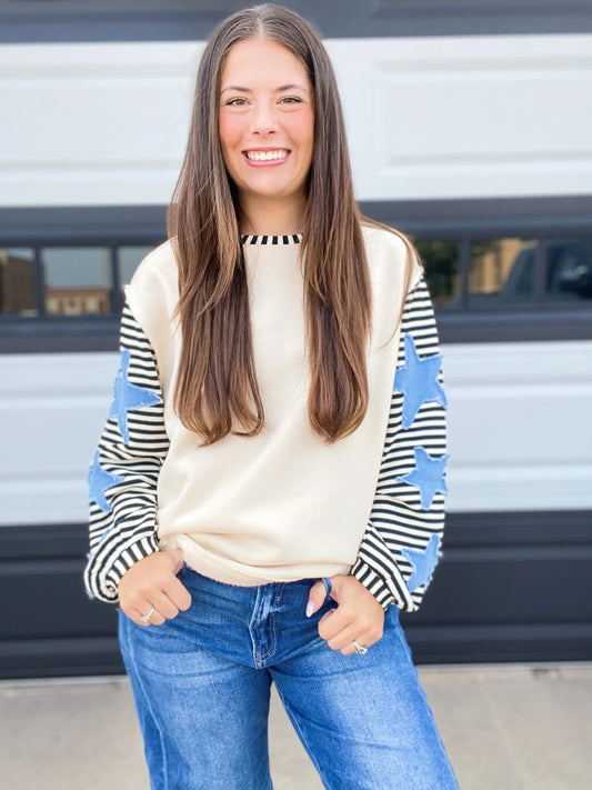 Tops Stars and Stripes Pullover