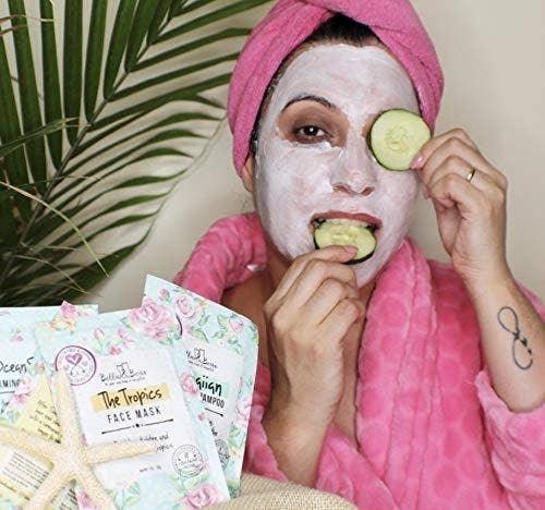 Beauty Tropics Face Mask - Vegan & Cruelty-Free Mini | Travel