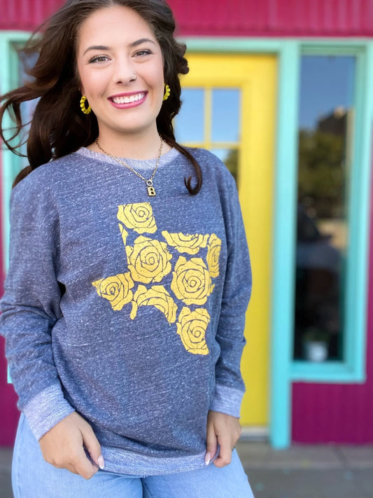 Tops Yellow Rose of Texas Pullover