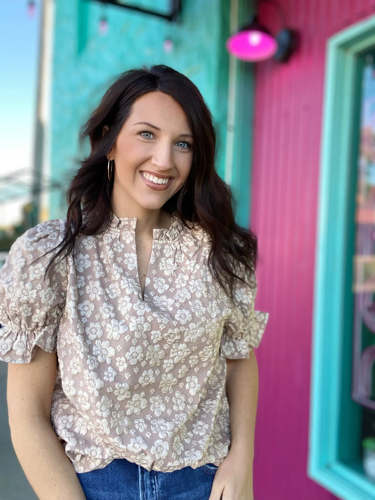 Tops Aimee Puff Sleeve Blouse