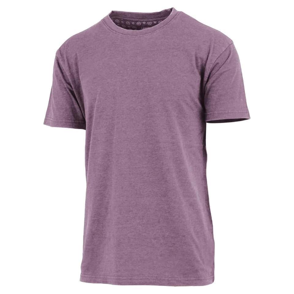 Graphic Tees Basic Acid Wash Tee Berry