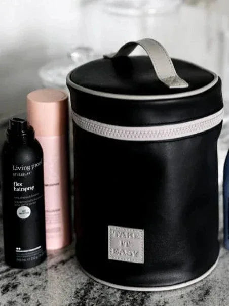 Bags Black Barrel Organizer Toiletry Bag