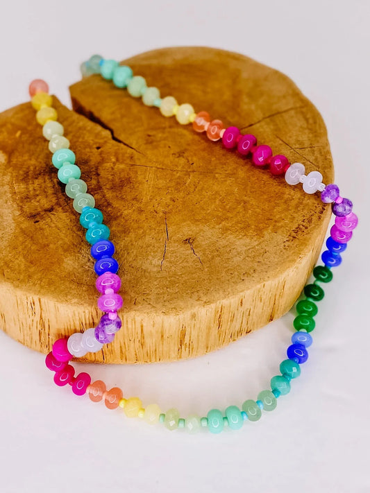 Necklaces Bright Stone Necklace 20 Inch