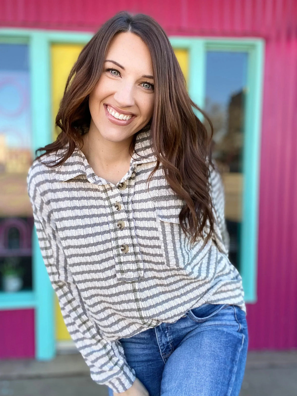 Shirts & Tops Cindee Stripe Pullover