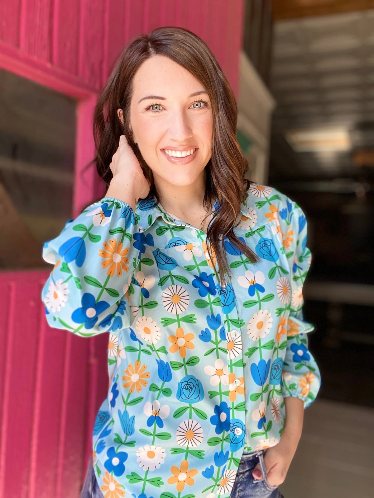 Daisy Mae Button Down