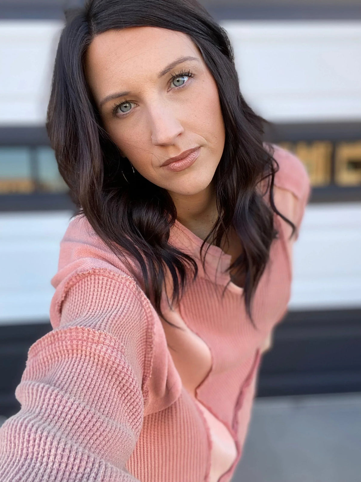 Outerwear Finlee Vneck Waffle Pullover