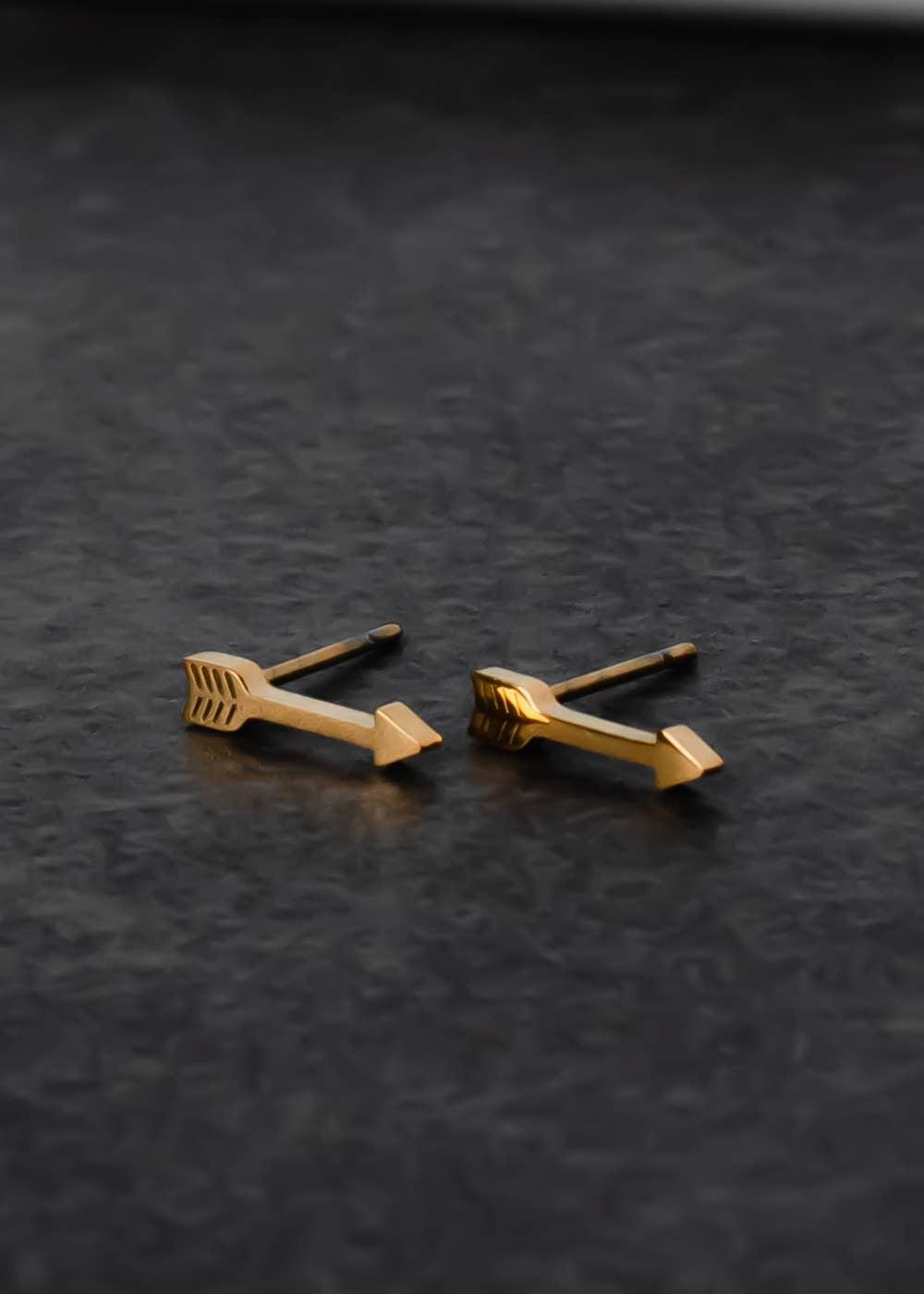 Earrings Gold Arrow Stud Earrings
