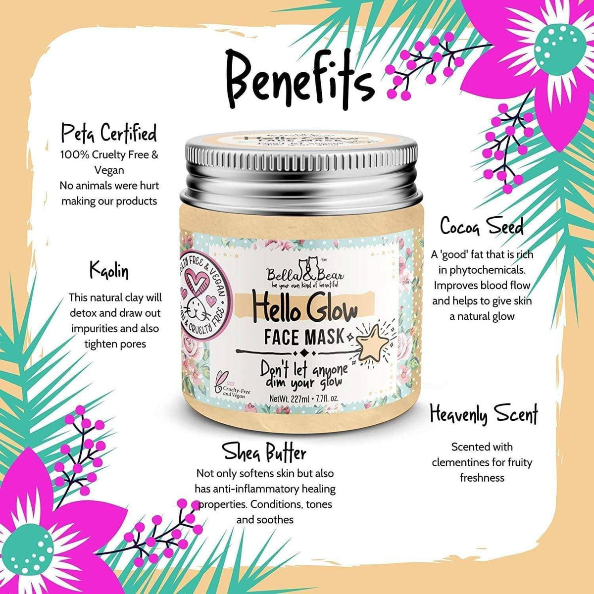 Hello Glow Face Mask | Skin Care | Facial Mask for Women