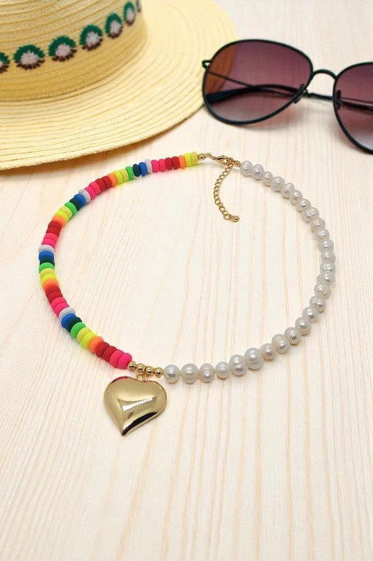 Necklaces Macee Pearl and Bright Necklace