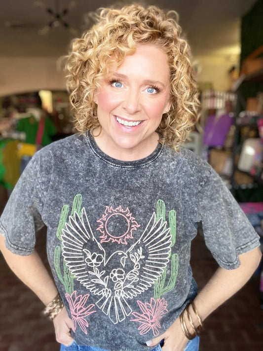 Graphic Tees Phoenix Tee-Black