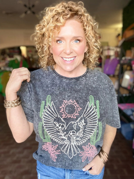 Graphic Tees Phoenix Tee-Black