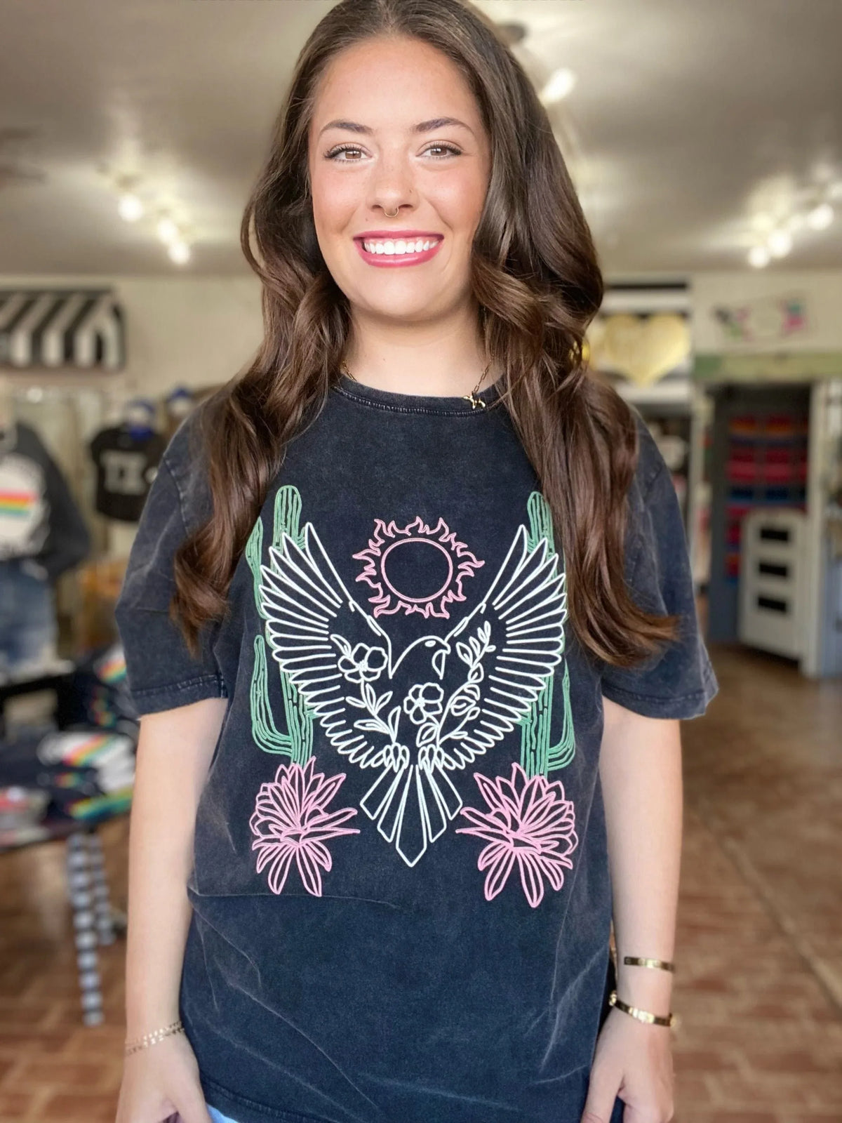 Graphic Tees Phoenix Tee-Black