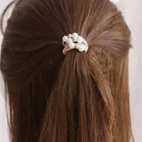 Accessories "Love is in the Hair" Hair Tie - Thank You Gift Pink
