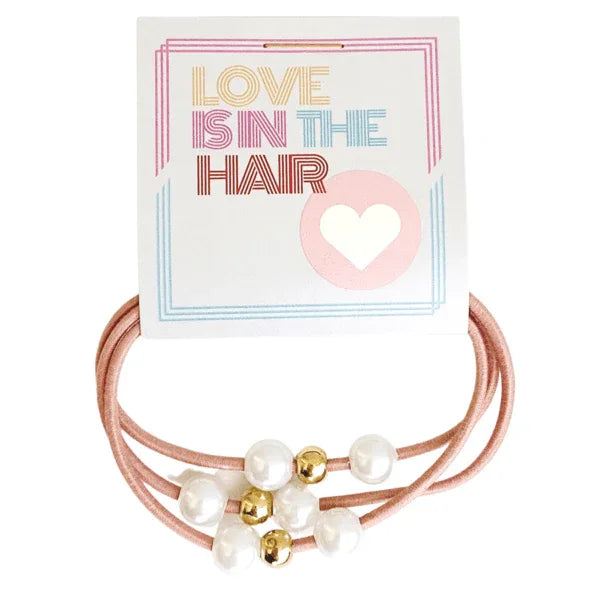 Accessories "Love is in the Hair" Hair Tie - Thank You Gift Pink