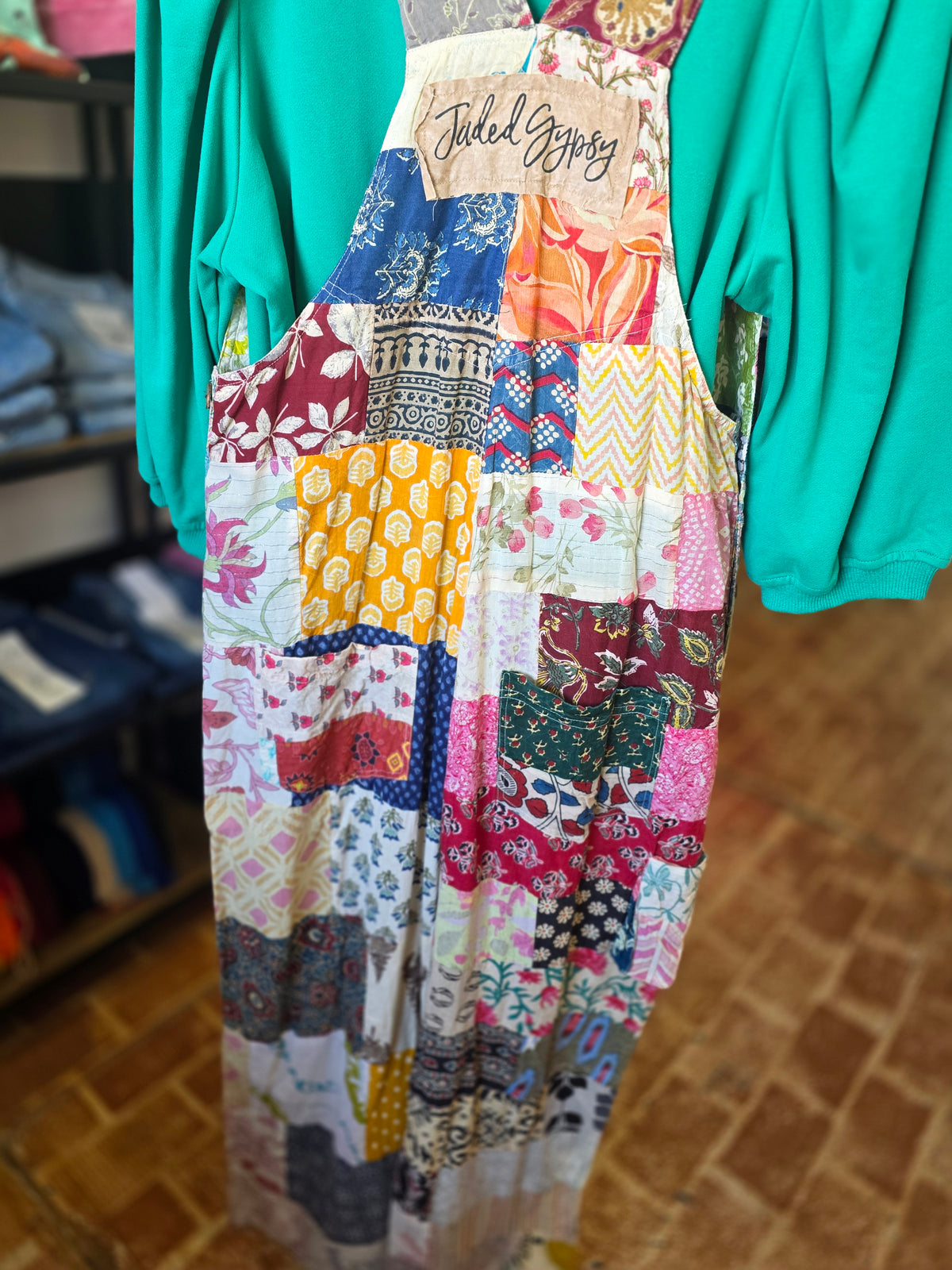 Dreamy Patchwork Overalls