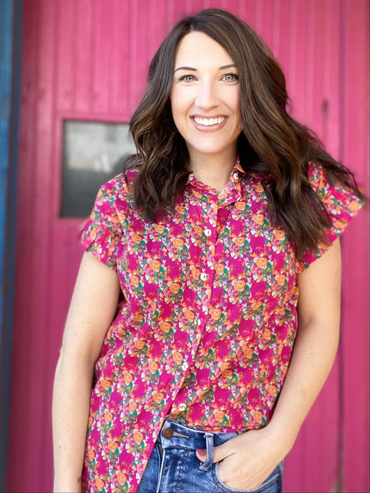 Sadie Mae Floral Top