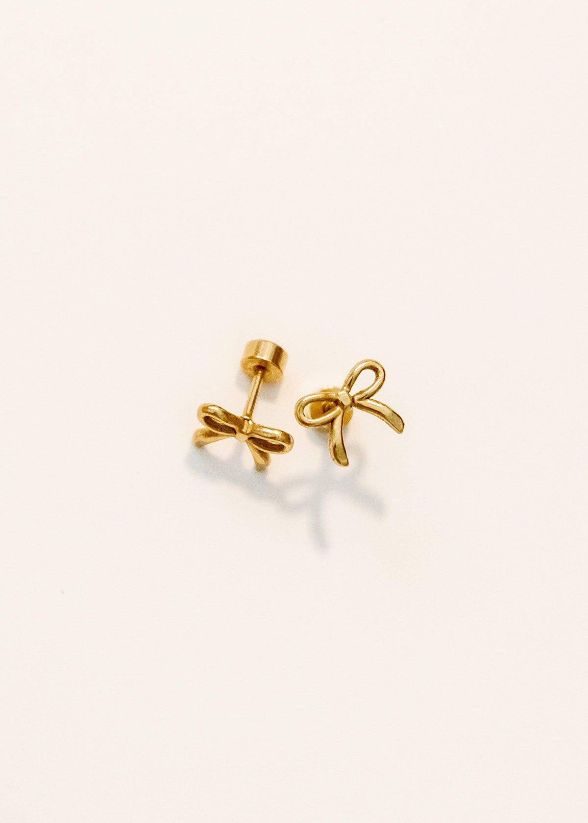 Screwback Stud Earrings - Sadie - Gold