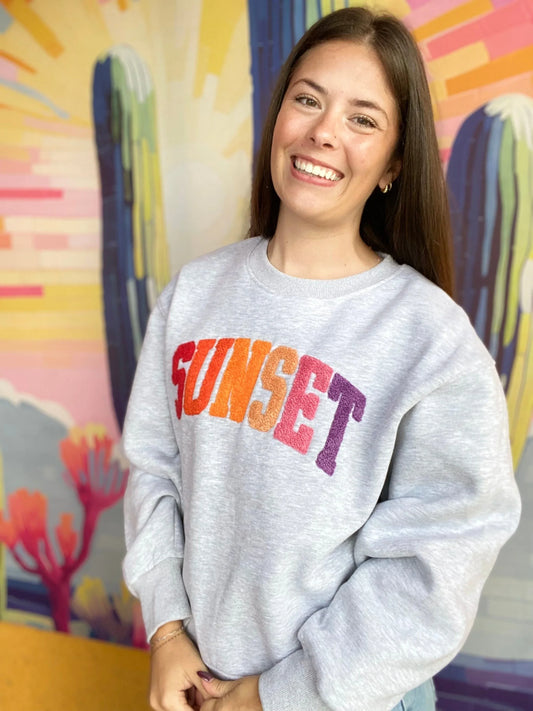 apparel Sunset Embroidered Sweatshirt