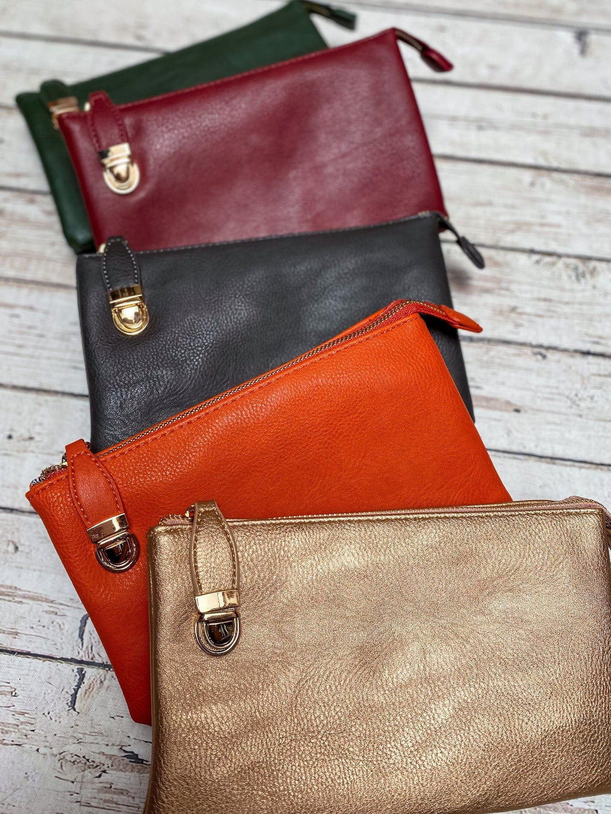 Handbags Top Zipper Crossbody Burnt Orange
