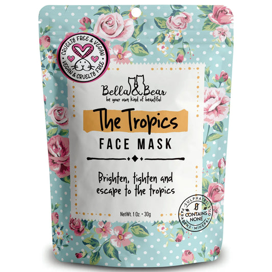 Beauty Tropics Face Mask - Vegan & Cruelty-Free Mini | Travel