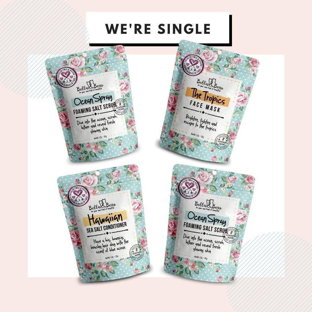Beauty Tropics Face Mask - Vegan & Cruelty-Free Mini | Travel