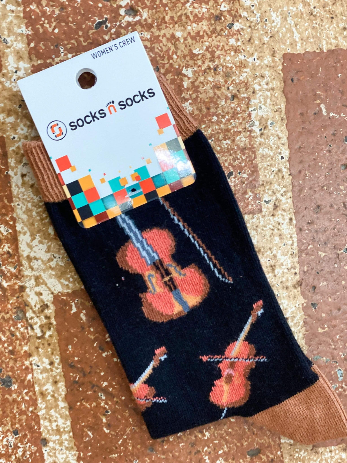Other Goodies Fun & Funky Women's Socks Violin